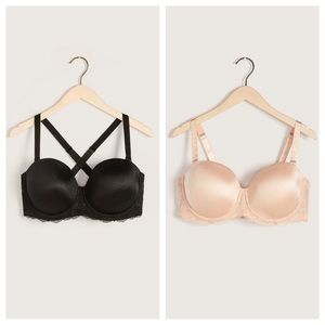 38DD bundle of 2 Dessee strapless convertible bras